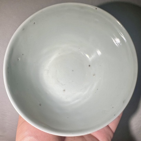 古玩陶瓷民國 粉彩江東二喬茶碗 全品拍賣,當前價格1080元