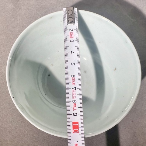 古玩陶瓷民國 粉彩江東二喬茶碗 全品拍賣,當前價格1080元