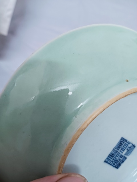 古玩陶瓷青釉盤拍賣,當前價格1588元