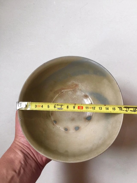 古玩陶瓷越窯青瓷撇口碗拍賣,當前價格1600元