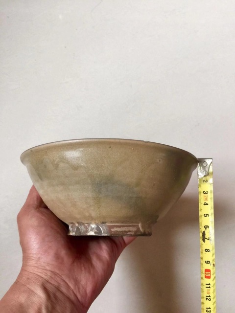 古玩陶瓷越窯青瓷撇口碗拍賣,當前價格1600元