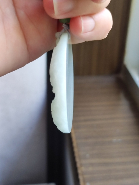 古玩玉器天然翡翠雕“龍牌”拍賣,當前價格260元