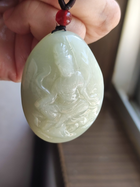 古玩玉器觀音拍賣,當前價格1360元