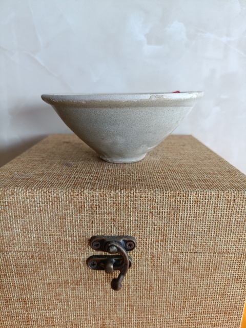 古玩陶瓷館藏級(jí)宋臨汝窯青釉斗笠盞拍賣,當(dāng)前價(jià)格980元
