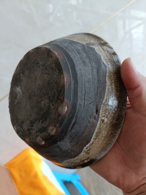 古玩陶瓷唐代青釉大盞拍賣，當前價格598元