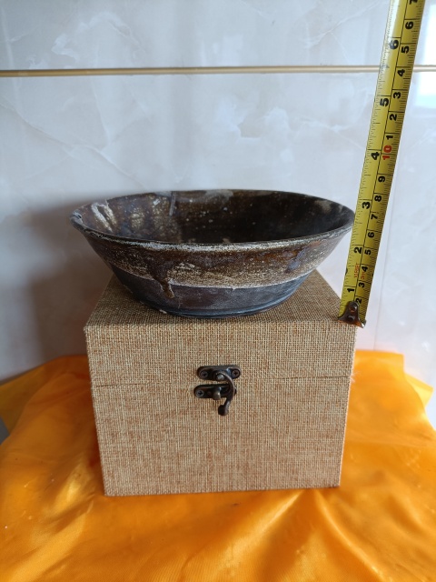 古玩陶瓷唐代青釉大盞拍賣，當前價格598元