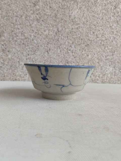 古玩陶瓷花卉紋青花碗拍賣,當(dāng)前價(jià)格450元