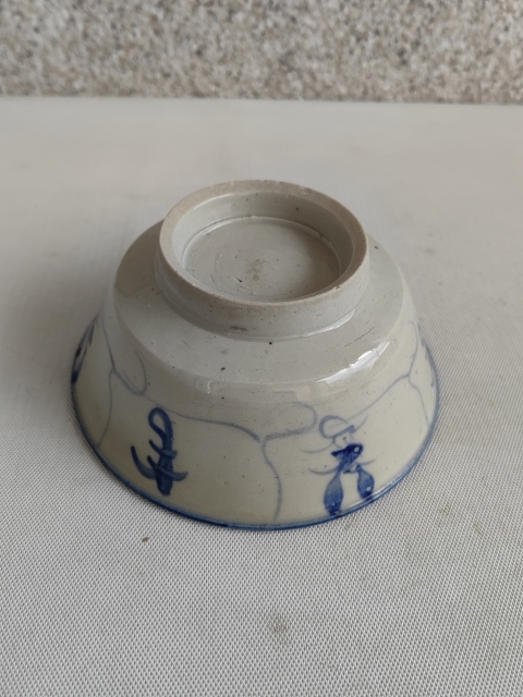 古玩陶瓷花卉紋青花碗拍賣,當(dāng)前價(jià)格450元