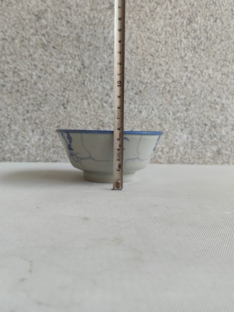 古玩陶瓷花卉紋青花碗拍賣,當(dāng)前價(jià)格450元
