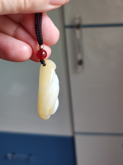 古玩玉器玉雕“鵝如意”掛件拍賣,當前價格960元