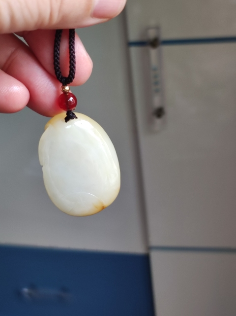 古玩玉器玉雕“鵝如意”掛件拍賣,當前價格960元
