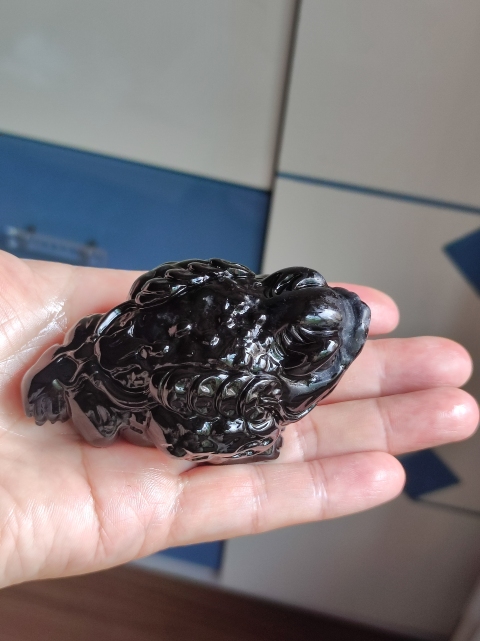 古玩玉器玉雕“金蟾”擺件拍賣,當前價格3630元