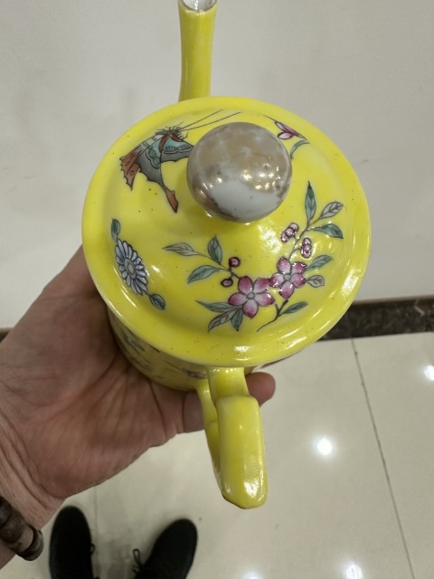 古玩陶瓷民國(guó)永安公司定制粉彩壺拍賣(mài),當(dāng)前價(jià)格2088元