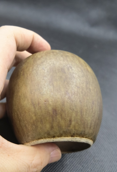 古玩陶瓷淄博窯茶葉末釉茶葉罐拍賣，當前價格1580元