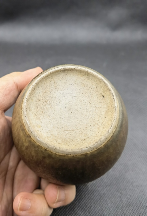 古玩陶瓷淄博窯茶葉末釉茶葉罐拍賣，當前價格1580元