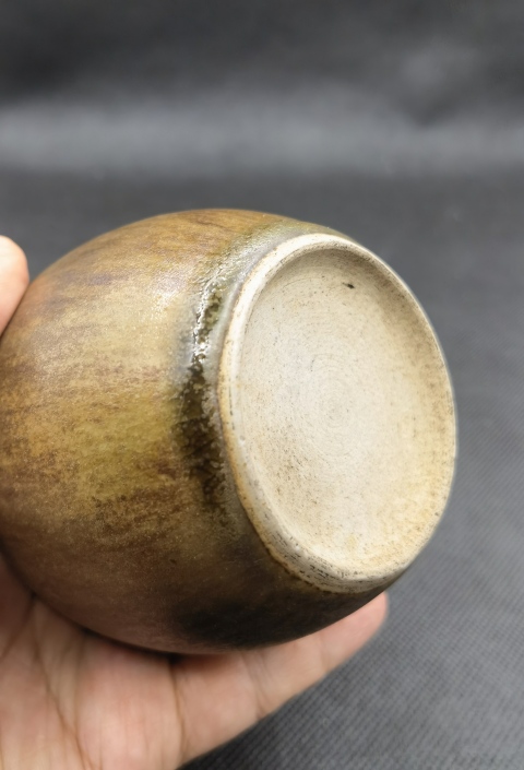 古玩陶瓷淄博窯茶葉末釉茶葉罐拍賣，當前價格1580元