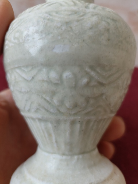 古玩陶瓷云市窯花卉紋盤口瓶拍賣,當前價格2800元