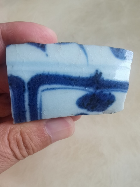 古玩陶瓷青花標本拍賣，當前價格300元