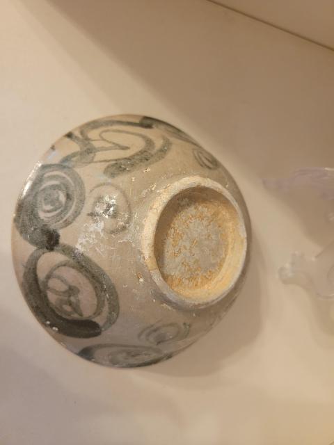 古玩陶瓷元末明初青花花卉紋賞碗拍賣(mài)，當(dāng)前價(jià)格598元
