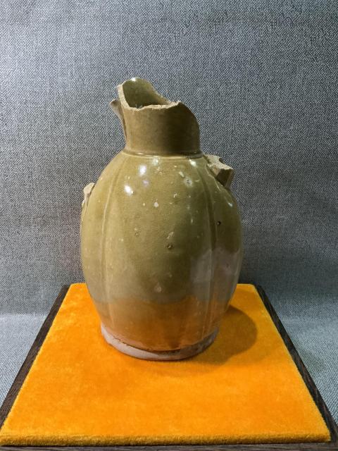 古玩陶瓷長沙窯青釉執壺標本拍賣，當前價格1800元