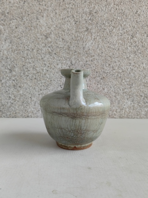 古玩陶瓷清代中期無柄壺拍賣,當前價格580元