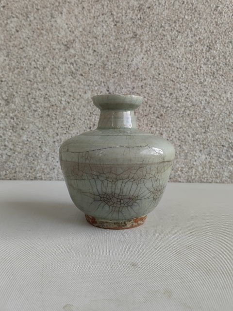 古玩陶瓷清代中期無柄壺拍賣,當前價格580元