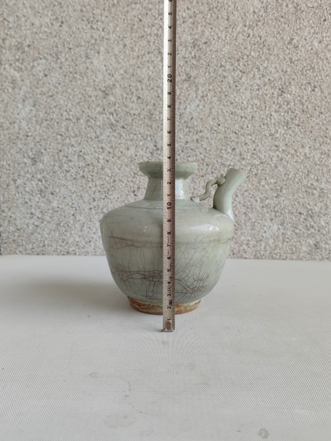 古玩陶瓷清代中期無柄壺拍賣,當前價格580元