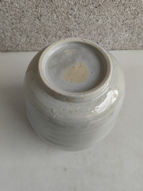古玩陶瓷清中期白釉罐拍賣,當前價格680元