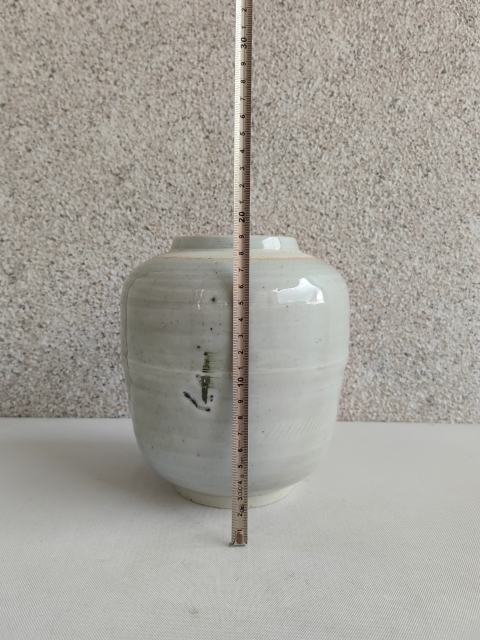 古玩陶瓷清中期白釉罐拍賣,當前價格680元