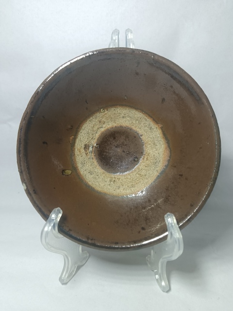 古玩陶瓷明末清初~褐釉茶碗拍賣,當前價格158元