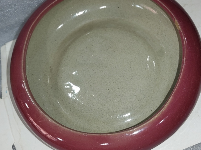 古玩陶瓷紅釉洗拍賣,當前價格488元