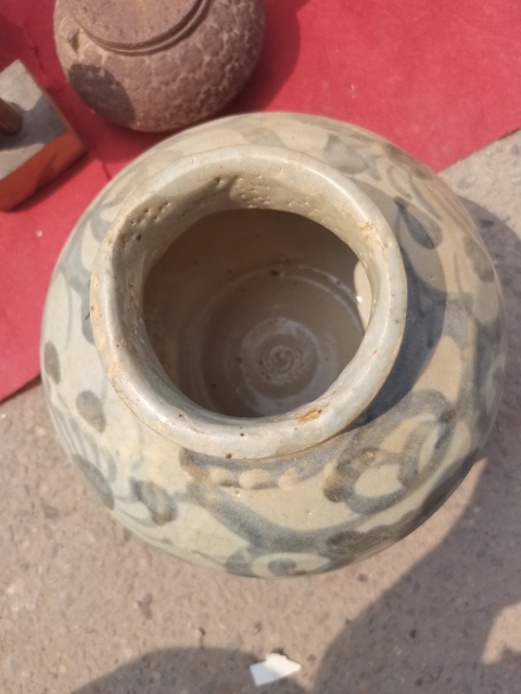 古玩陶瓷青花花卉紋罐拍賣，當前價格7888元