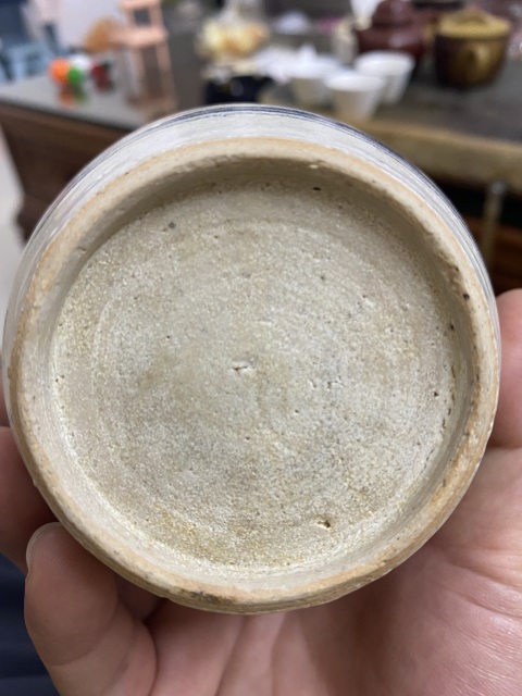 古玩陶瓷清乾隆山水紋青花罐拍賣,當前價格1380元