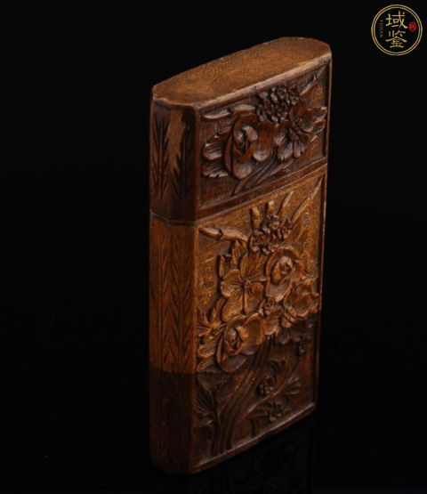 古玩雜項(xiàng)清代十三行檀香木雪茄盒拍賣，當(dāng)前價(jià)格1800元
