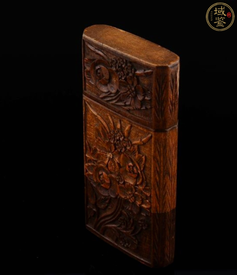 古玩雜項(xiàng)清代十三行檀香木雪茄盒拍賣，當(dāng)前價(jià)格1800元