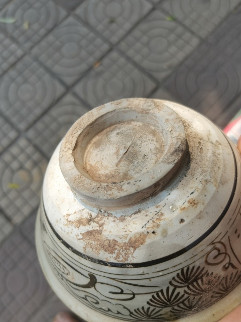 古玩陶瓷磁州窯白地褐彩碗宋金的。拍賣,當前價格999元