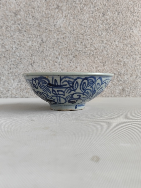 古玩陶瓷青花喜字碗拍賣，當前價格298元