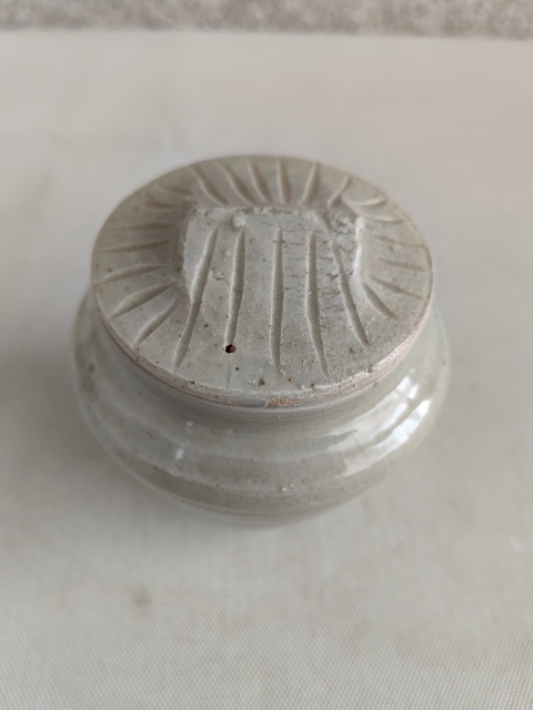 古玩陶瓷青白釉塔式罐拍賣,當前價格450元