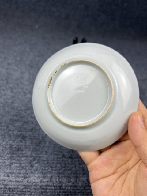古玩陶瓷青花礬紅人物杯盤拍賣,當前價格2388元