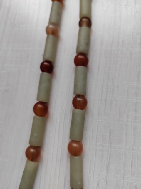 古玩玉器瑪瑙珠玉項鏈拍賣,當前價格1866元