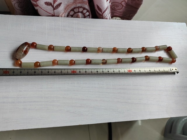 古玩玉器瑪瑙珠玉項鏈拍賣,當前價格1866元