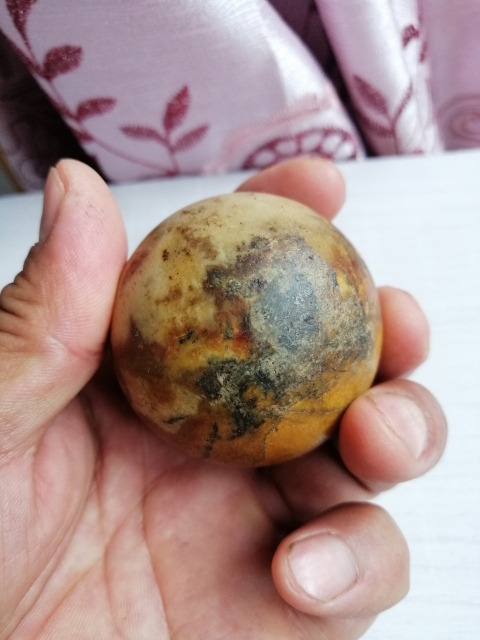 古玩玉器清代玉手球拍賣，當(dāng)前價格2866元