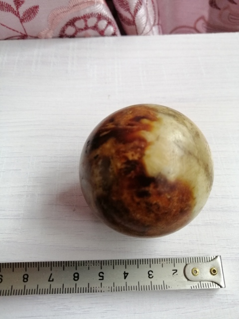 古玩玉器清代玉手球拍賣，當(dāng)前價格2866元