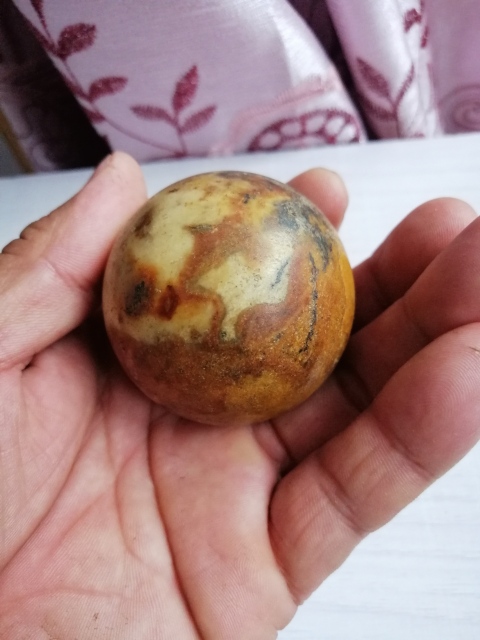 古玩玉器清代玉手球拍賣，當(dāng)前價格2866元