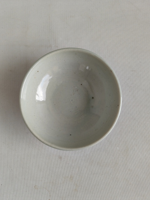 古玩陶瓷青花淡描花卉紋喜字碗拍賣，當前價格298元