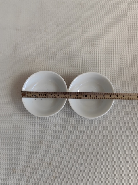 古玩陶瓷白釉小碟拍賣，當前價格160元
