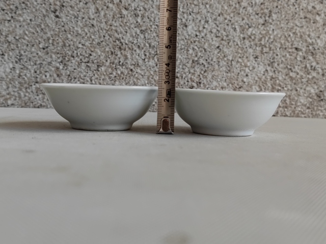 古玩陶瓷白釉小碟拍賣，當前價格160元