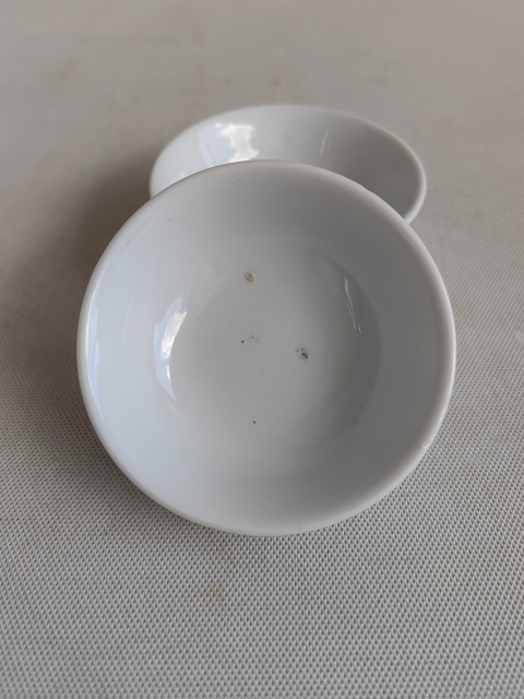 古玩陶瓷白釉小碟拍賣，當前價格160元