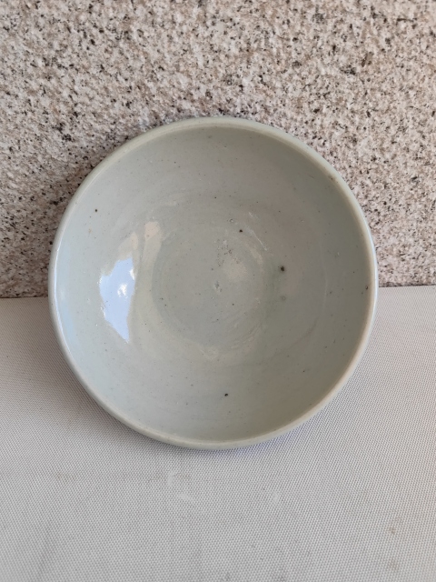 古玩陶瓷青花淡描花卉紋喜字碗拍賣，當前價格298元