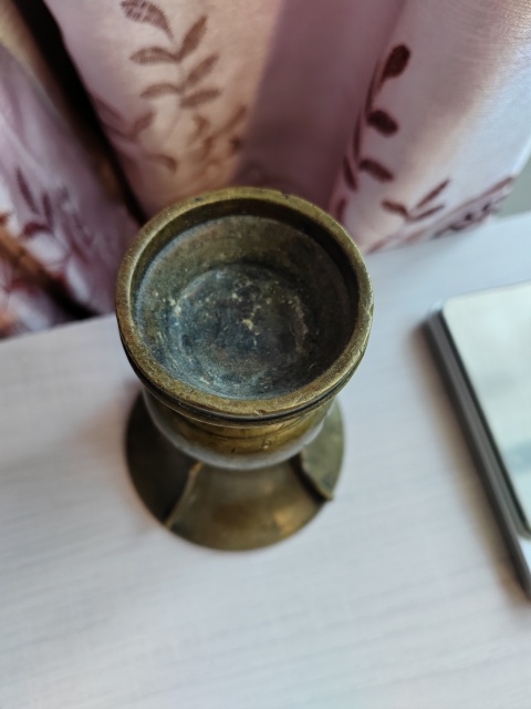 古玩雜項清代銅花觚拍賣，當前價格2333元
